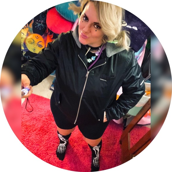 NWT MEMBER’S ONLY Black Bomber Jacket L Hood - Picture 16 of 16